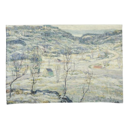 Harlem Valley in Winter (New York Scene) Kussensloop (Voorkant-Rechts)