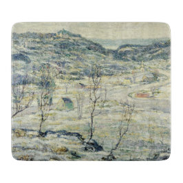 Harlem Valley in Winter (New York Scene) Snijplank
