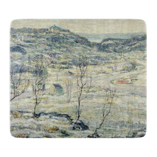 Harlem Valley in Winter (New York Scene) Snijplank (Voorkant)