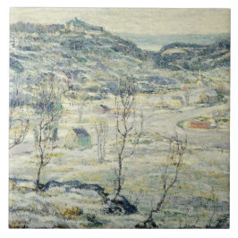 Harlem Valley in Winter (New York Scene) Tegeltje