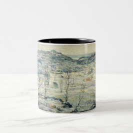 Harlem Valley in Winter (New York Scene) Tweekleurige Koffiemok