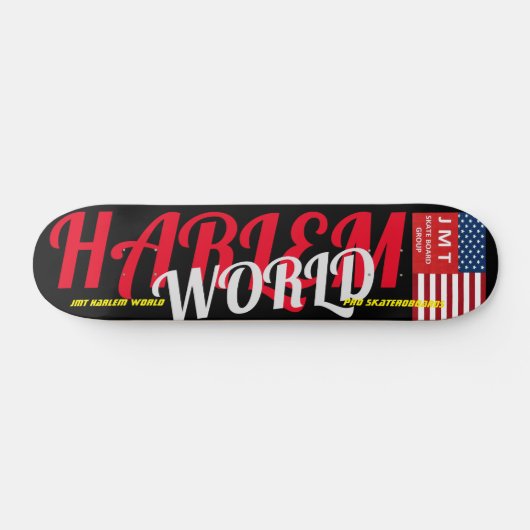 HARLEM WORLD JMT 7 3/4" Skateboard Deck (Horizontaal)