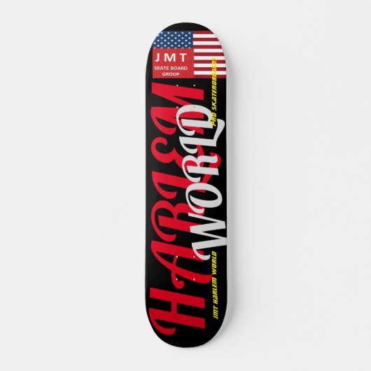 HARLEM WORLD JMT 7 3/4" Skateboard Dek (Voorkant)