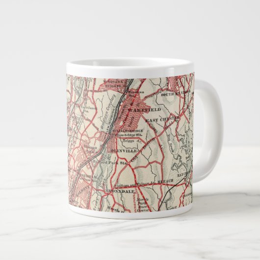 Harlem, Yonkers, Pelham Manor, New York Grote Koffiekop (Voorkant rechts)