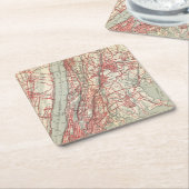 Harlem, Yonkers, Pelham Manor, New York Kartonnen Onderzetters (Schuin)