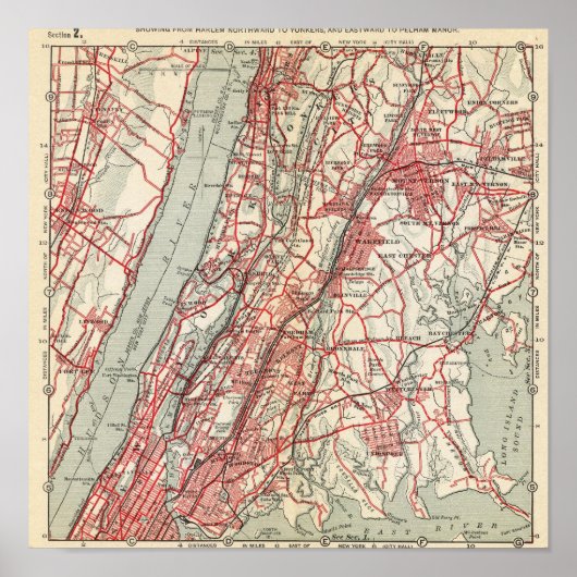 Harlem, Yonkers, Pelham Manor, New York Poster (Voorkant)