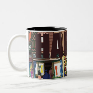 HarlemBizBoom_Mok Tweekleurige Koffiemok