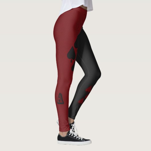 Harlequin Ace of Spades Leggings (Rechts)