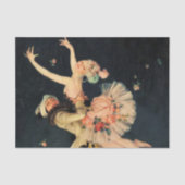 “Harlequin and Columbine” by FX Leyendecker Tissuepapier (Voorkant)