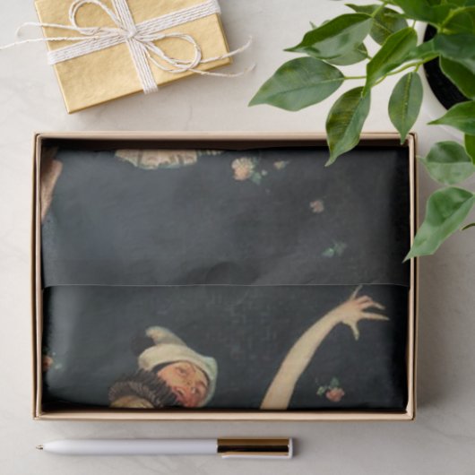 “Harlequin and Columbine” by FX Leyendecker Tissuepapier (Geschenk)