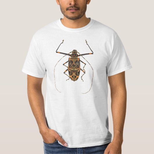 Harlequin Beetle Acrocinus Longimanus T-shirt (Voorkant)
