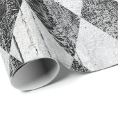 Harlequin Black en White Diamond Cadeaupapier (Rol Hoek)