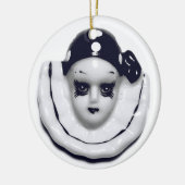 Harlequin Black en White Keramisch Ornament (Links)