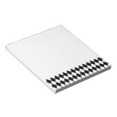 Harlequin Black en White Notitieblok (Schuin)