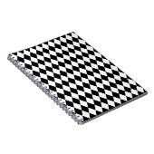 Harlequin Black en White Notitieboek (Rechterzijde)