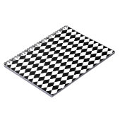 Harlequin Black en White Notitieboek (Linkerzijde)