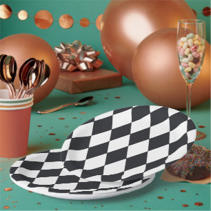 Harlequin Black Papieren Bordje