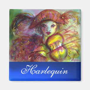 HARLEQUIN blauwe saffier Magneet