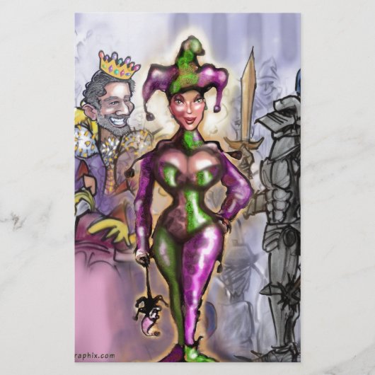 Harlequin Briefpapier (Voorkant)