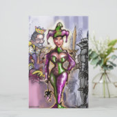 Harlequin Briefpapier (Staand voorkant)