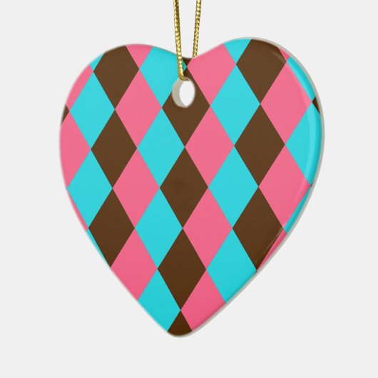 Harlequin, chocolade pasta-Ornament Keramisch Ornament (Links)