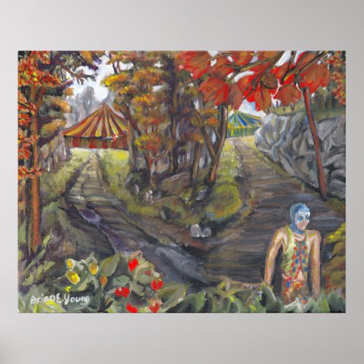 Harlequin Circus Poster (Voorkant)