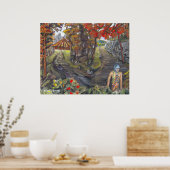 Harlequin Circus Poster (Keuken)