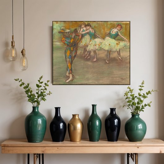 Harlequin Dance, Degas Poster