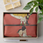 "Harlequin Dancer" van Annie Fish Tissuepapier (Geschenk)