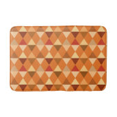 Harlequin / diamantpatroon - Terracotta & brown Badmat (Voorkant)