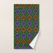 Harlequin diamantrooster: gestructureerde harmonie bad handdoek (Handdoek)