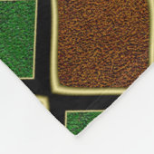 Harlequin diamantrooster: gestructureerde harmonie fleece deken (Hoek)