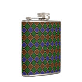 Harlequin diamantrooster: gestructureerde harmonie heupfles (Rechts)