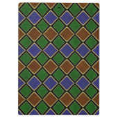 Harlequin diamantrooster: gestructureerde harmonie klembord (Achterkant)