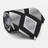 Harlequin Diamond Bling stijl Stropdas (Opgerold)