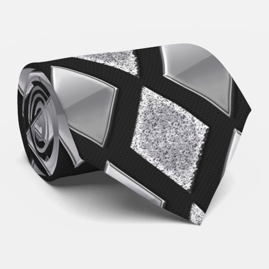 Harlequin Diamond Bling stijl Stropdas (Opgerold)