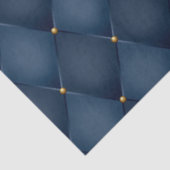 Harlequin Diamond Donkerblauwe Decoupage Tissuepapier (Detail)