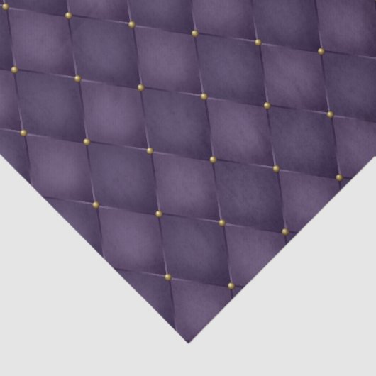 Harlequin Diamond Paarse Decoupage Tissuepapier (Detail)