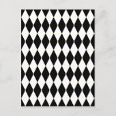 Harlequin Diamond Pattern Briefkaart (Voorkant)