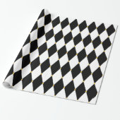 Harlequin Diamond Pattern Cadeaupapier (Uitgerold)