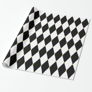 Harlequin Diamond Pattern Cadeaupapier