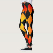 Harlequin ~Diamond Pattern ~ Fire Design ~Leggings Leggings (Links)