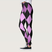 Harlequin ~ Diamond Pattern ~ Roze & Paars design Leggings (Links)