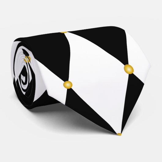 Harlequin Diamond Pattern Stropdas (Opgerold)