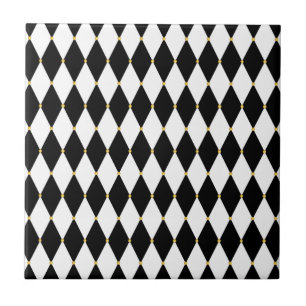 Harlequin Diamond Pattern Tegeltje