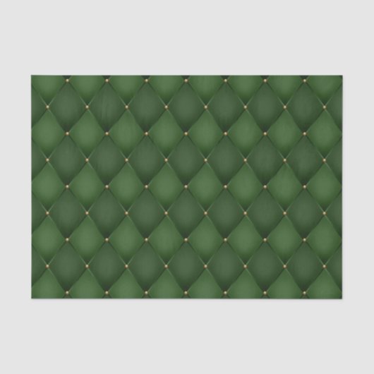 Harlequin Diamond Smaragdgroene Decoupage Tissuepapier (Voorkant)