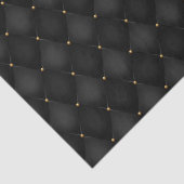 Harlequin Diamond Zwarte Decoupage Tissuepapier (Detail)