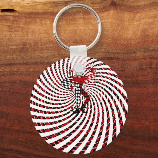 Harlequin Dizzy Sleutelhanger (Voorkant)