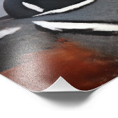 Harlequin Duck Foto Afdruk (Hoek)