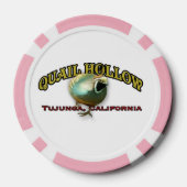 Harlequin Duck Poker Chips (Achterkant)